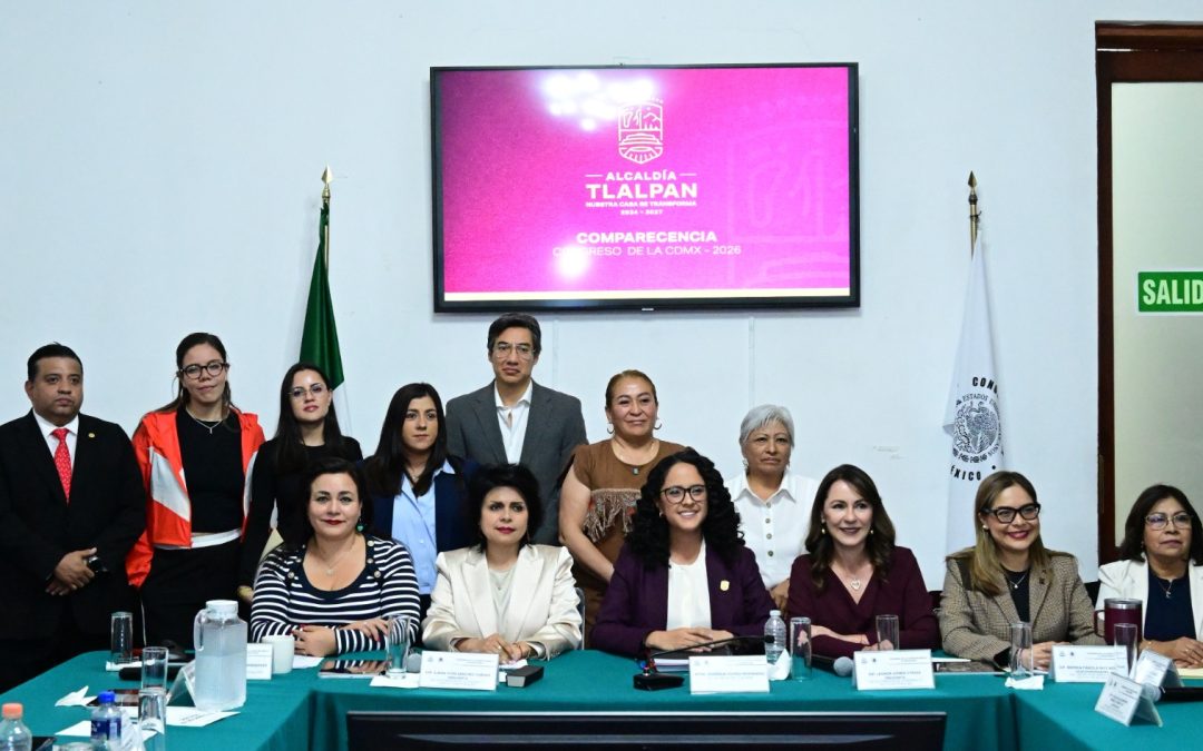 Comparece ante el Congreso capitalino la Alcaldesa de Tlalpan